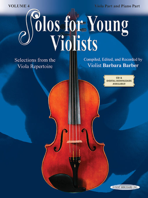 Solos for Young Violists Viola Part and Piano Acc., Volume 4 Selections from the Viola Repertoire 獨奏 中提琴 鋼琴 中提琴 | 小雅音樂 Hsiaoya Music