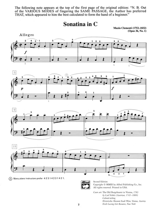 Clementi: Sonatina in C, Opus 36, No. 1 克雷門悌穆奇歐 小奏鳴曲 作品 | 小雅音樂 Hsiaoya Music