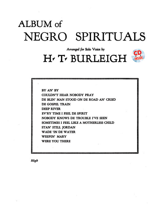 Album of Negro Spirituals 黑人靈歌 | 小雅音樂 Hsiaoya Music
