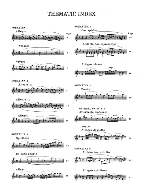 Clementi: Six Sonatinas, Opus 36 克雷門悌穆奇歐 小奏鳴曲 作品 | 小雅音樂 Hsiaoya Music