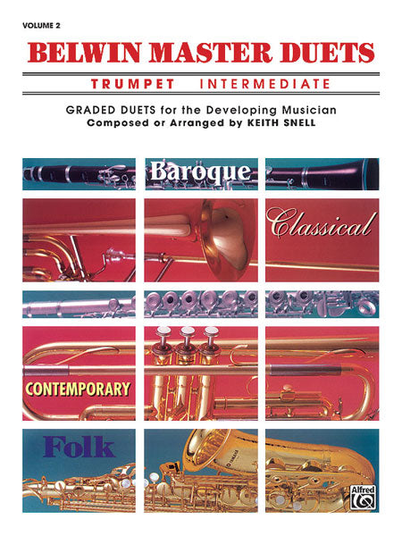 Belwin Master Duets (Trumpet), Intermediate Volume 2 二重奏 小號 | 小雅音樂 Hsiaoya Music