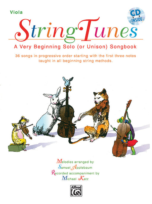 StringTunes: A Very Beginning Solo (or Unison) Songbook 36 Songs in Progressive Order Starting with the First Three Notes Taught in All Beginning String Methods 弦樂 獨奏 同度 弦樂 | 小雅音樂 Hsiaoya Music