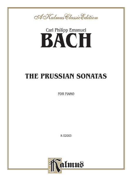 The Prussian Sonatas, Nos. 1-6 巴赫卡爾‧菲利普‧艾曼紐 奏鳴曲 | 小雅音樂 Hsiaoya Music