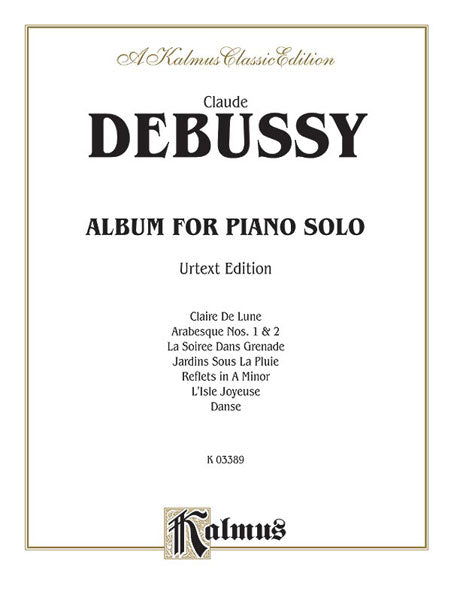 Album for Piano Solo (Urtext Edition) 德布西 鋼琴 獨奏 | 小雅音樂 Hsiaoya Music