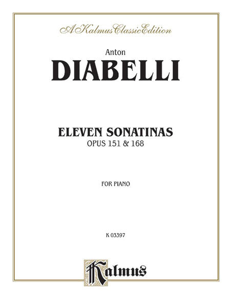 Eleven Sonatinas, Opus 151 and 168 迪亞貝里 小奏鳴曲 作品 | 小雅音樂 Hsiaoya Music