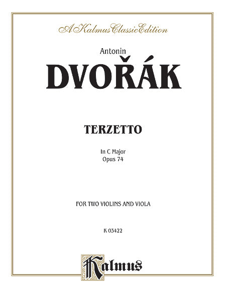 Terzetto, Opus 74 德弗札克 作品 | 小雅音樂 Hsiaoya Music