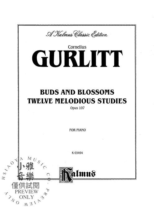Buds and Blossoms, Opus 107 Twelve Melodious Studies 顧利特柯內流斯 作品 | 小雅音樂 Hsiaoya Music