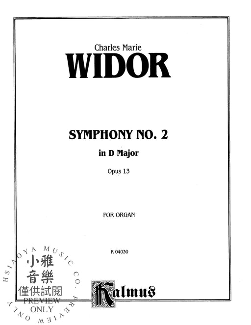 Symphony No. 2 in D, Opus 13 維多 交響曲 作品 | 小雅音樂 Hsiaoya Music