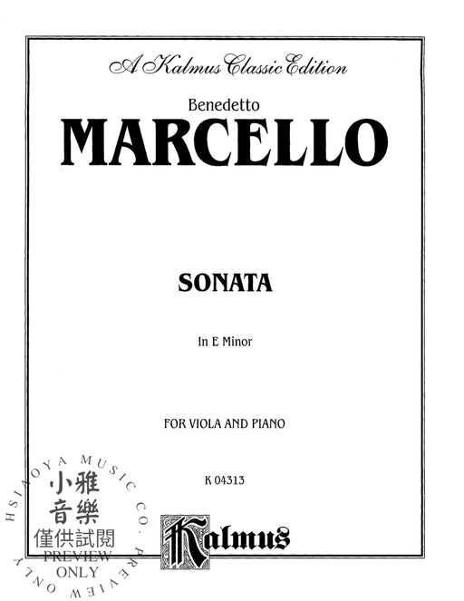 Sonata in E Minor 馬爾切羅貝內代托 奏鳴曲 | 小雅音樂 Hsiaoya Music