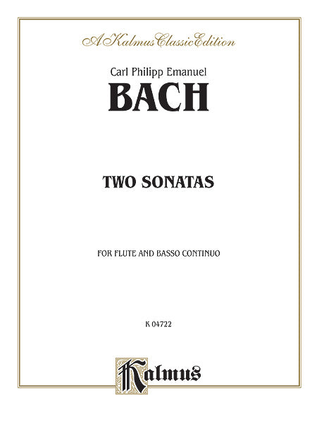 Two Sonatas (A Minor and D Major) 巴赫卡爾‧菲利普‧艾曼紐 奏鳴曲 | 小雅音樂 Hsiaoya Music