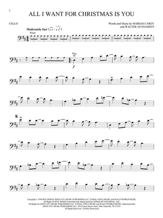 Christmas Songs for Cello Instrumental Play-Along 大提琴 | 小雅音樂 Hsiaoya Music