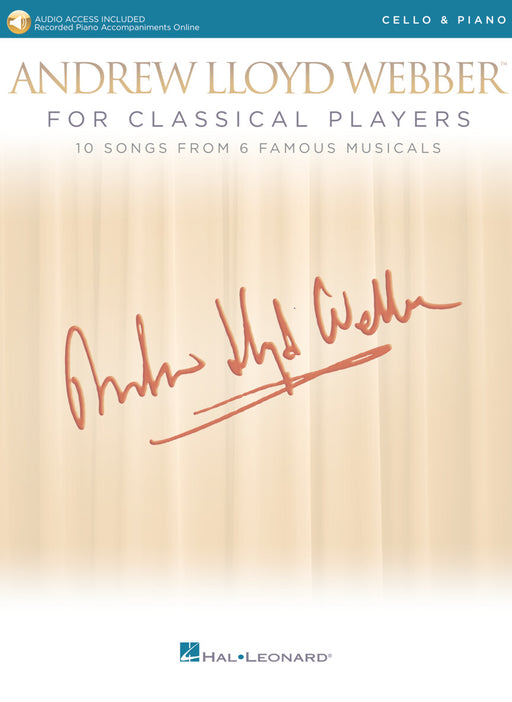 Andrew Lloyd Webber for Classical Players - Cello and Piano With online audio of piano accompaniments 古典 大提琴 鋼琴 伴奏 | 小雅音樂 Hsiaoya Music