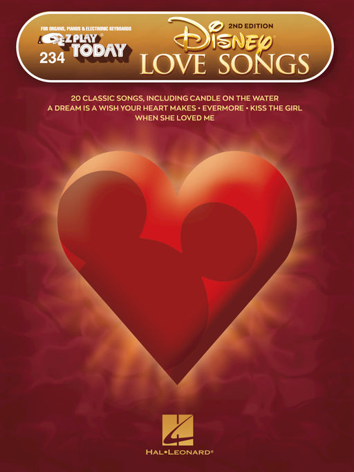 Disney Love Songs - 2nd Edition E-Z Play Today Volume 234 | 小雅音樂 Hsiaoya Music