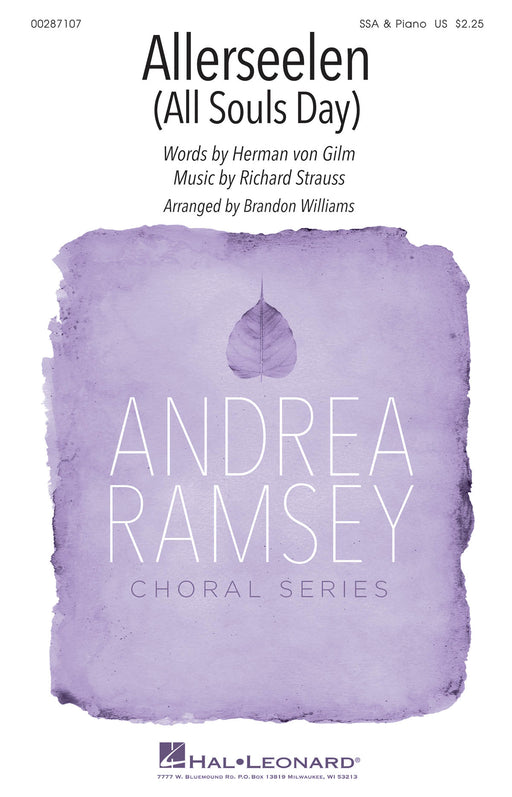 Allerseelen (All Soul's Day) Andrea Ramsey Choral Series 史特勞斯理查 合唱 | 小雅音樂 Hsiaoya Music