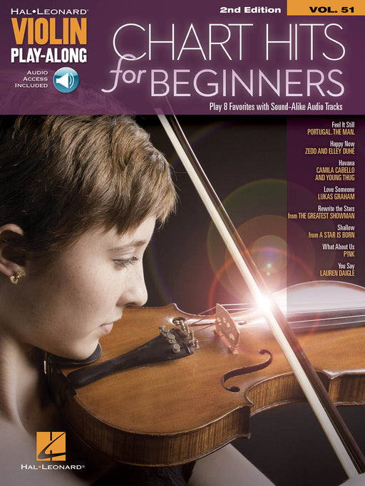 Chart Hits for Beginners Violin Play-Along Volume 51 小提琴 | 小雅音樂 Hsiaoya Music