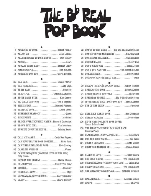 The Real Pop Book - Volume 1 Bb Edition 流行音樂 | 小雅音樂 Hsiaoya Music