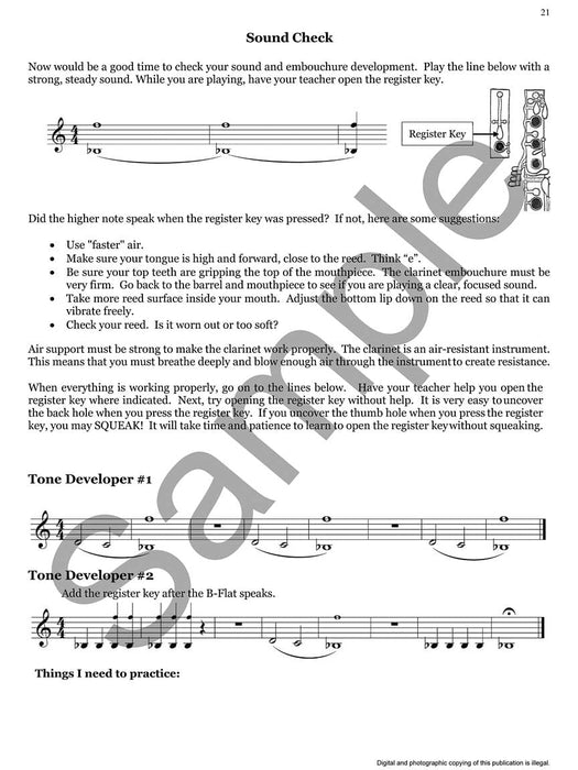 So You Want to Play the Clarinet Method Book 豎笛 | 小雅音樂 Hsiaoya Music