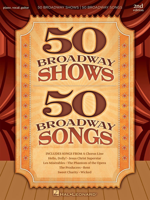 50 Broadway Shows/50 Broadway Songs - 2nd Edition 百老匯 | 小雅音樂 Hsiaoya Music