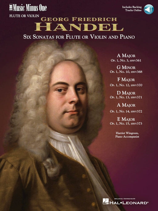 Handel - Six Sonatas for Flute and Piano Music Minus One Flute 奏鳴曲 長笛 鋼琴 長笛 | 小雅音樂 Hsiaoya Music