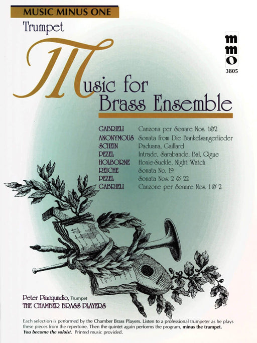 Music for Brass Ensemble Music Minus One Trumpet 銅管 小號 | 小雅音樂 Hsiaoya Music
