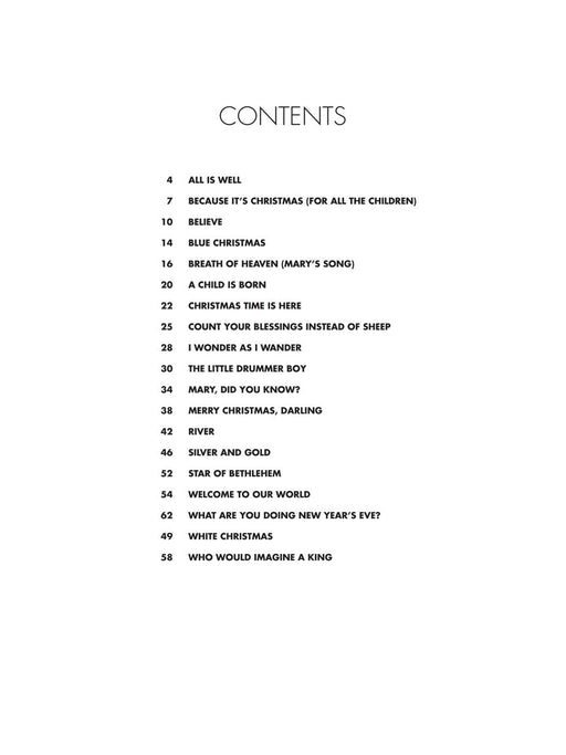 Christmas Sentiments 19 Nostalgic Songs Arranged by Phillip Keveren 鋼琴 歌 | 小雅音樂 Hsiaoya Music