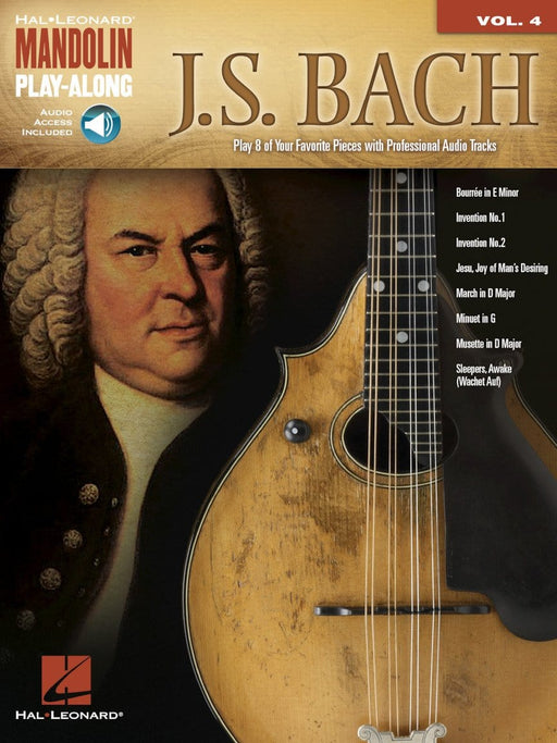 J.S. Bach Mandolin Play-Along Volume 4 巴赫約翰‧瑟巴斯提安 曼陀林琴 | 小雅音樂 Hsiaoya Music