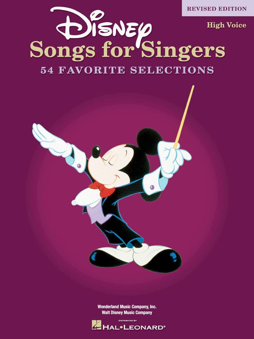 Disney Songs for Singers - Revised Edition High Voice 高音 | 小雅音樂 Hsiaoya Music
