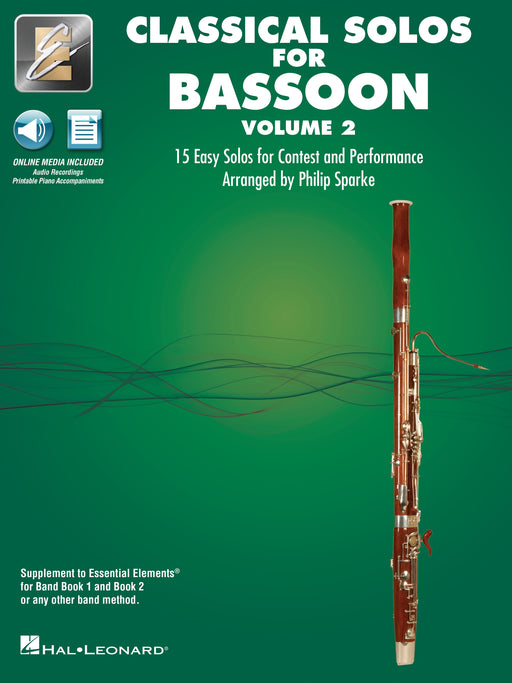 Classical Solos for Bassoon - Volume 2 15 Easy Solos for Contest and Performance with Online Audio & Printable Piano Accompaniments 低音管 古典 鋼琴 伴奏 | 小雅音樂 Hsiaoya Music