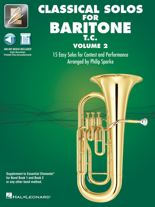 Classical Solos for Baritone T.C. - Volume 2 15 Easy Solos for Contest and Performance with Online Audio & Printable Piano Accompaniments 古典 鋼琴 伴奏 | 小雅音樂 Hsiaoya Music