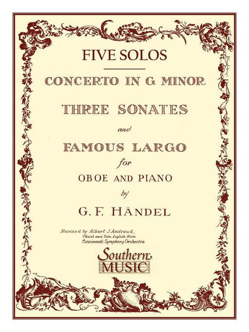 Three Sonates Famous Largo (Concerto G Minor) Oboe 韓德爾 協奏曲 雙簧管 雙簧管 | 小雅音樂 Hsiaoya Music