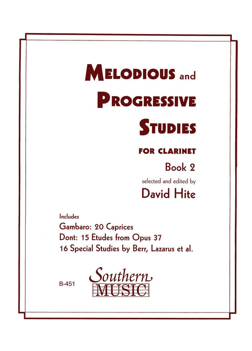 Melodious and Progressive Studies (Newly Revised), Book 2 Clarinet 旋律練習曲 豎笛 | 小雅音樂 Hsiaoya Music