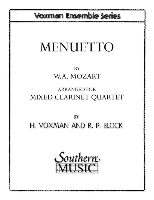 Menuetto Mixed Clarinet Quartet 莫札特 豎笛四重奏 | 小雅音樂 Hsiaoya Music