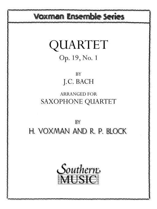 Quartet, Op. 19 No. 1 Saxophone Quartet 巴赫約翰‧克里斯提安 薩氏管四重奏 | 小雅音樂 Hsiaoya Music