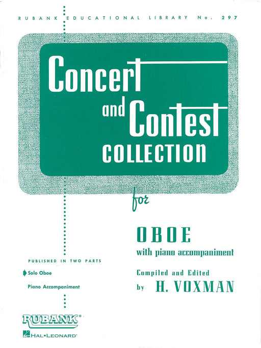 Concert and Contest Collection for Oboe Solo Book Only 音樂會 雙簧管 | 小雅音樂 Hsiaoya Music