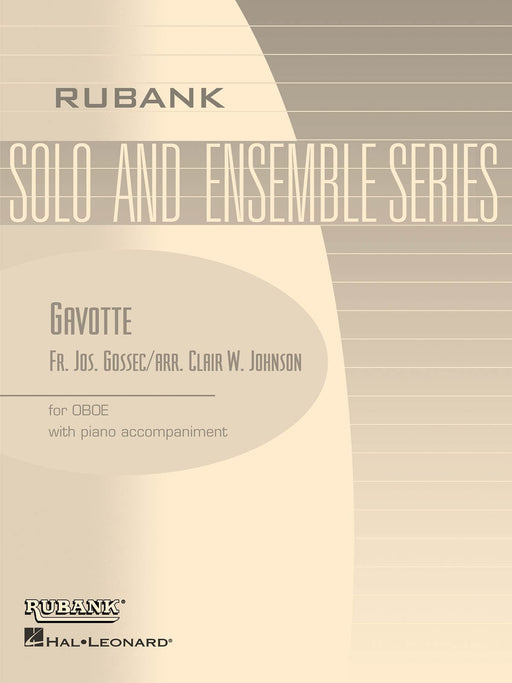Gavotte Oboe Solo with Piano - Grade 1.5 (opt. 2.5) 哥謝克 加沃特 鋼琴 雙簧管 | 小雅音樂 Hsiaoya Music