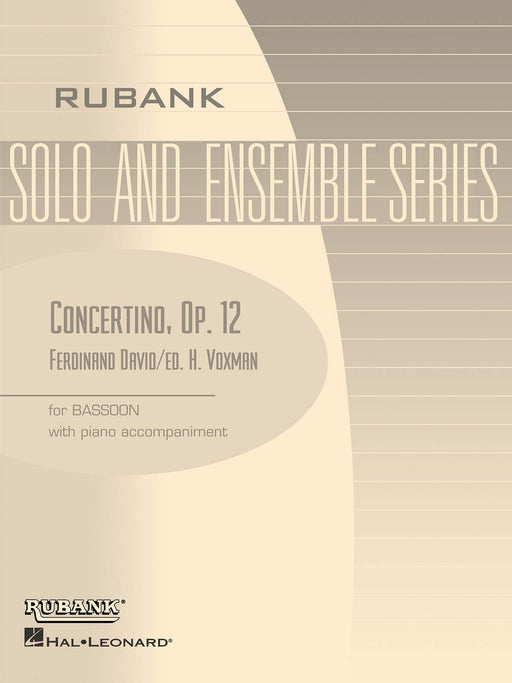 Concertino, Op. 12 Bassoon Solo with Piano - Grade 4 大衛‧費迪南 小協奏曲 鋼琴 低音管 | 小雅音樂 Hsiaoya Music