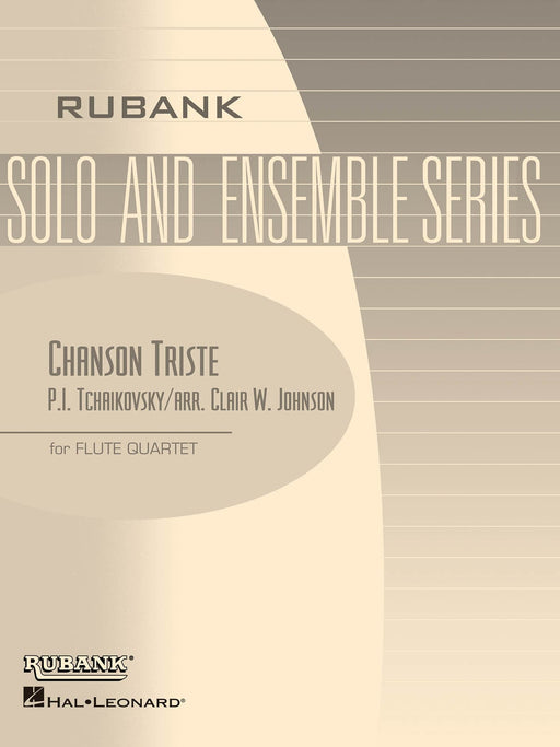 Chanson Triste Flute Quartet - Grade 2.5 柴科夫斯基‧彼得 長笛四重奏 | 小雅音樂 Hsiaoya Music