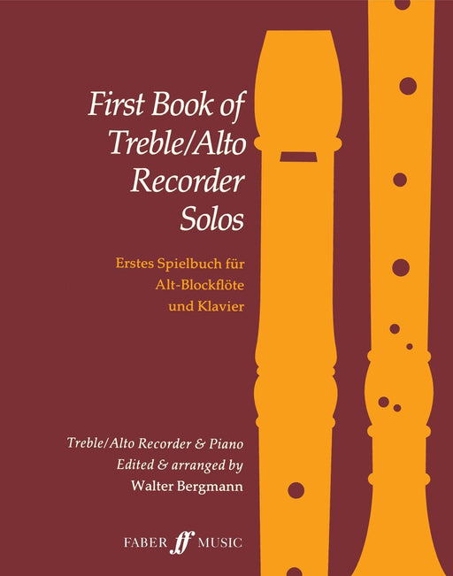 First Book of Treble/Alto Recorder Solos 中音 獨奏 | 小雅音樂 Hsiaoya Music
