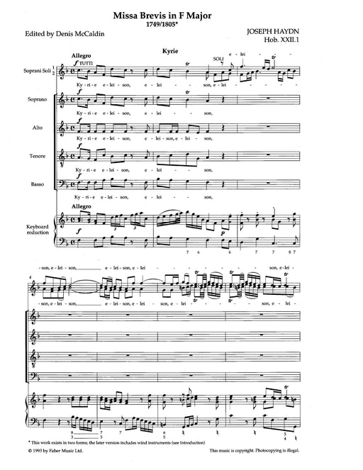 Missa Brevis in F Major 海頓 | 小雅音樂 Hsiaoya Music