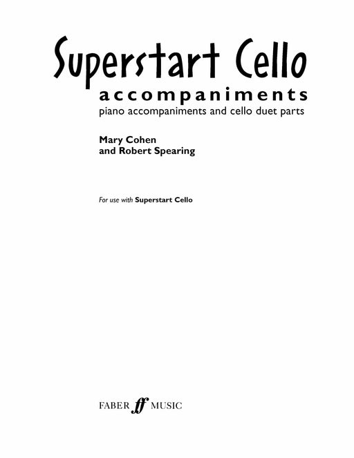 Superstart Cello Accompaniments 大提琴 伴奏 | 小雅音樂 Hsiaoya Music