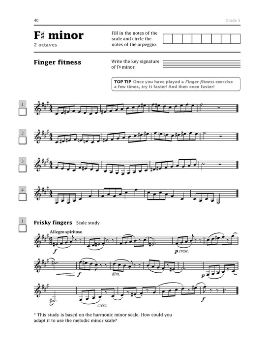 Improve your scales! Clarinet Grades 4-5 豎笛 | 小雅音樂 Hsiaoya Music