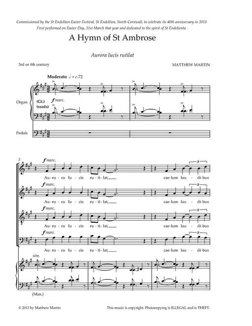 A Hymn of St Ambrose 讚美歌 | 小雅音樂 Hsiaoya Music