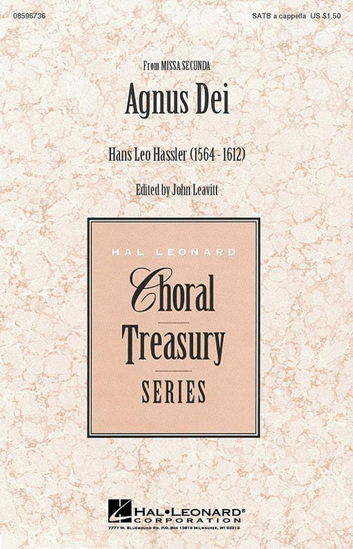 Agnus Dei (from Missa Secunda) SATB a cappella 哈斯勒漢斯 | 小雅音樂 Hsiaoya Music