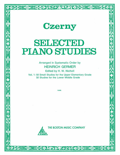 Selected Piano Studies - Volume 1 徹爾尼 鋼琴 | 小雅音樂 Hsiaoya Music