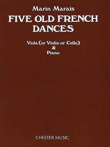Five Old French Dances for Viola and Piano 馬雷馬蘭 舞曲 中提琴(含鋼琴伴奏) | 小雅音樂 Hsiaoya Music