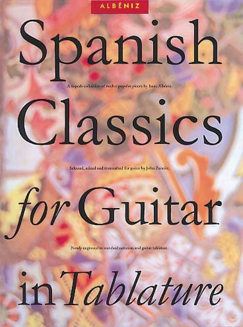 Spanish Classics for Guitar in Tablature 阿爾貝尼士 吉他 指法譜 | 小雅音樂 Hsiaoya Music