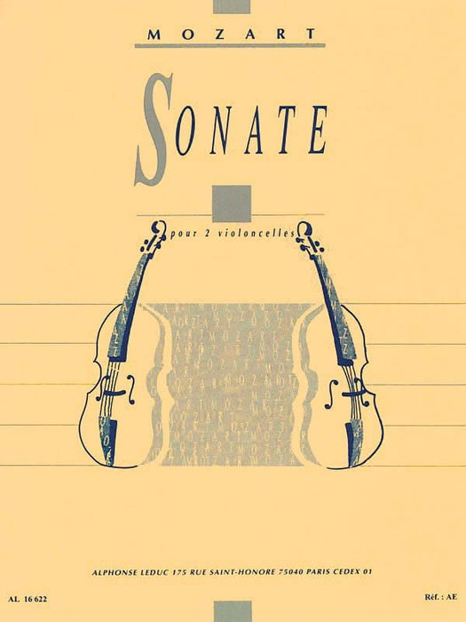 Sonate pour 2 Violoncelles for Cello Duet 莫札特 大提琴 | 小雅音樂 Hsiaoya Music