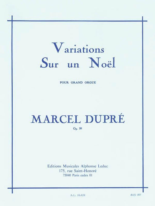 Variations Sur un Noël pour Grand Orgue [Variations on a Noel for Organ] 變奏曲 管風琴 | 小雅音樂 Hsiaoya Music