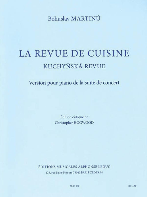 La Revue de Cuisine for Piano 馬悌努 鋼琴 | 小雅音樂 Hsiaoya Music