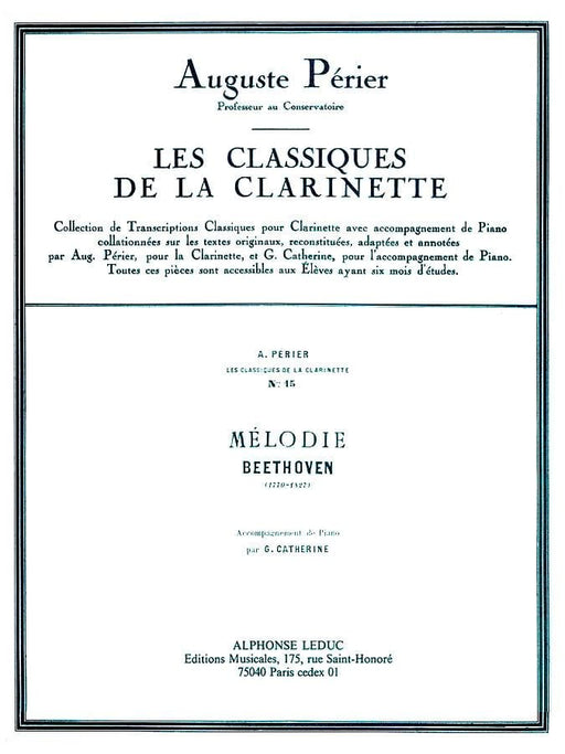 Melodie - Classiques No. 15 for Clarinet and Piano 貝多芬 鋼琴 豎笛 | 小雅音樂 Hsiaoya Music